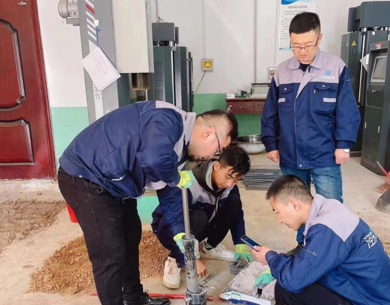 bw必威西汉姆联官方网站泾东设计公司参与2022年全市水利工程质量抽检(图6)