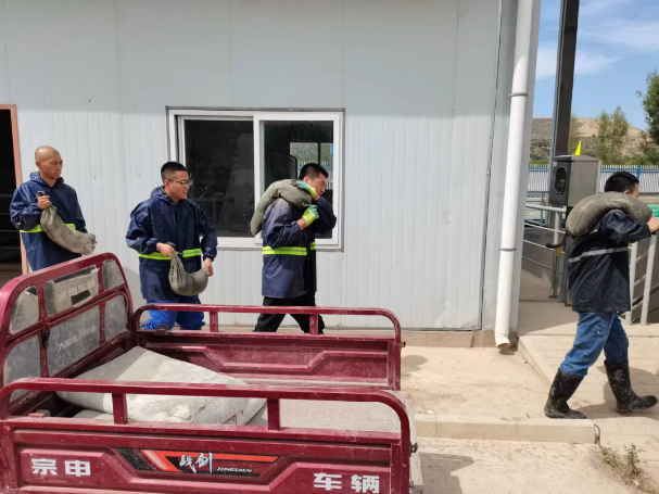 bw必威西汉姆联官方网站城东污水处理公司开展防汛应急演练活动(图2)